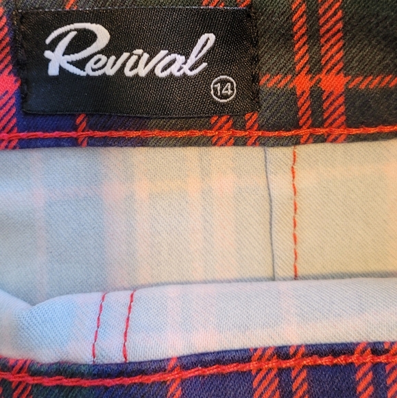 Revival Tartan Skirt 14 - Picture 3 of 4